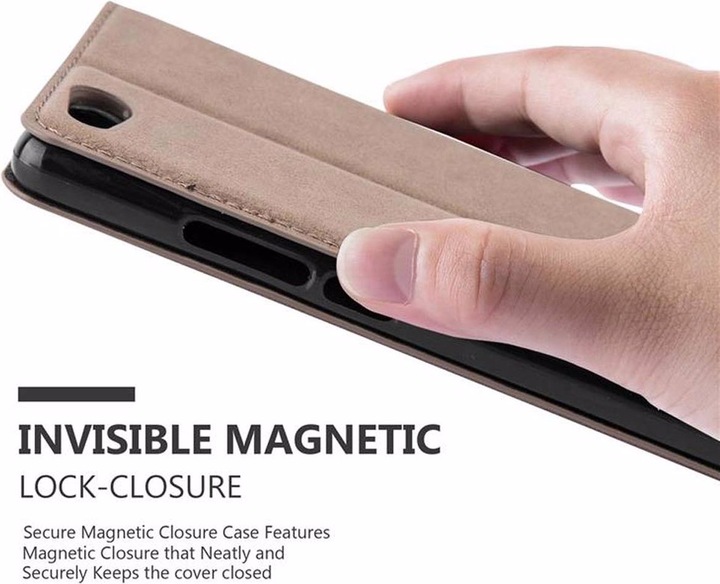 Actual product image Cadorabo Book Invisible Magnet Cover (ZTE Nubia Z9 Max)