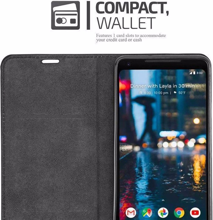 Actual product image Cadorabo Book Invisible Magnet Cover (Google Pixel 2 XL)
