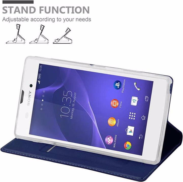 Productafbeelding Cadorabo Boek Classy Style Cover (Xperia T3)