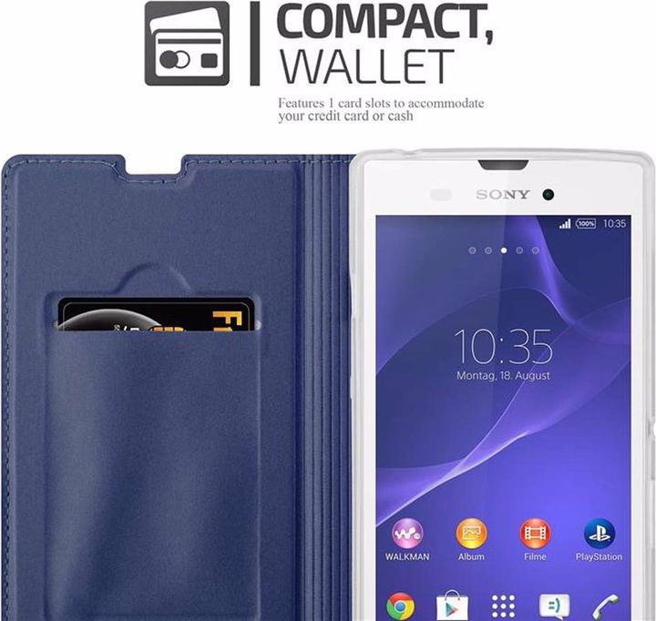 Productafbeelding Cadorabo Boek Classy Style Cover (Xperia T3)