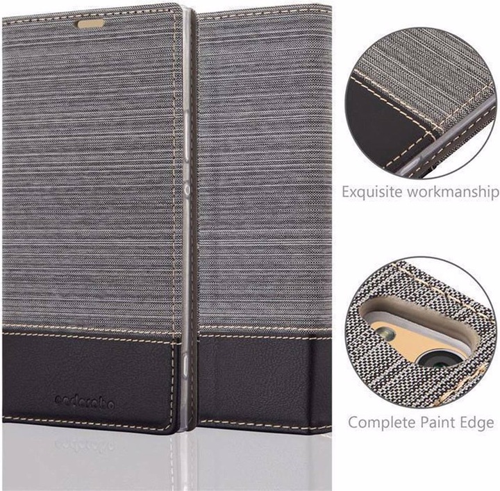 Produktbild Cadorabo Book Jeans Optik Cover (Sony Xperia XA1 Ultra)