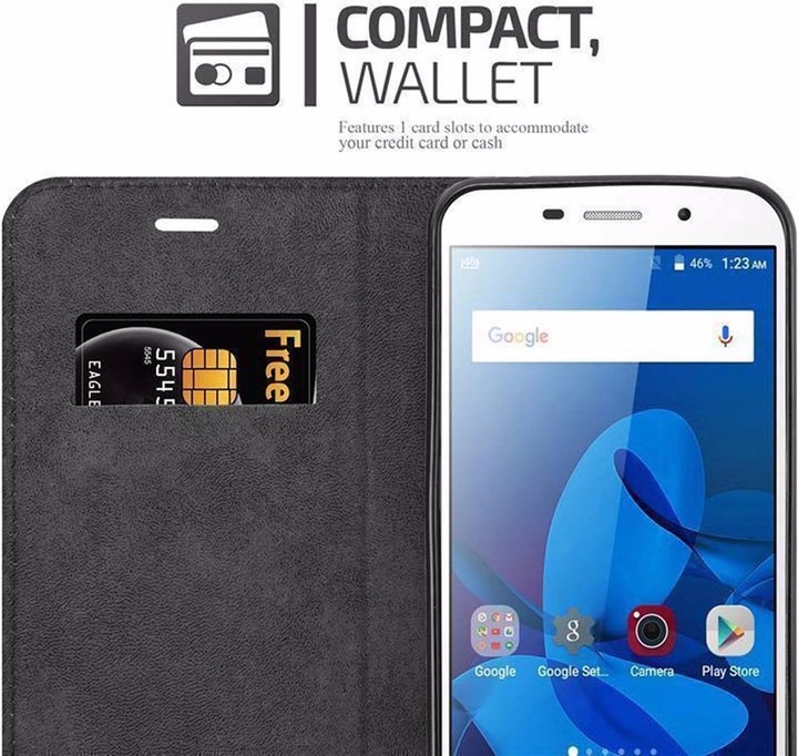 Actual product image Cadorabo Book Invisible Magnet Cover (ZTE Blade A602)