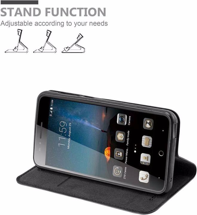 Actual product image Cadorabo Book Invisible Magnet Cover (ZTE Blade A612)