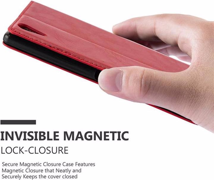 Actual product image Cadorabo Book Invisible Magnet Cover (Sony Xperia T2 Ultra)