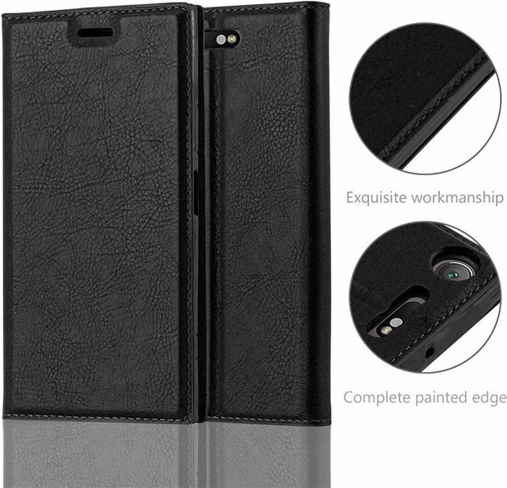 Actual product image Cadorabo Book Invisible Magnet Cover (Sony Xperia XZ1)