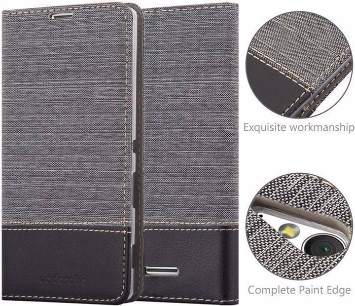 Actual product image Cadorabo Book Jeans Optics Cover (Sony Xperia T2 Ultra)