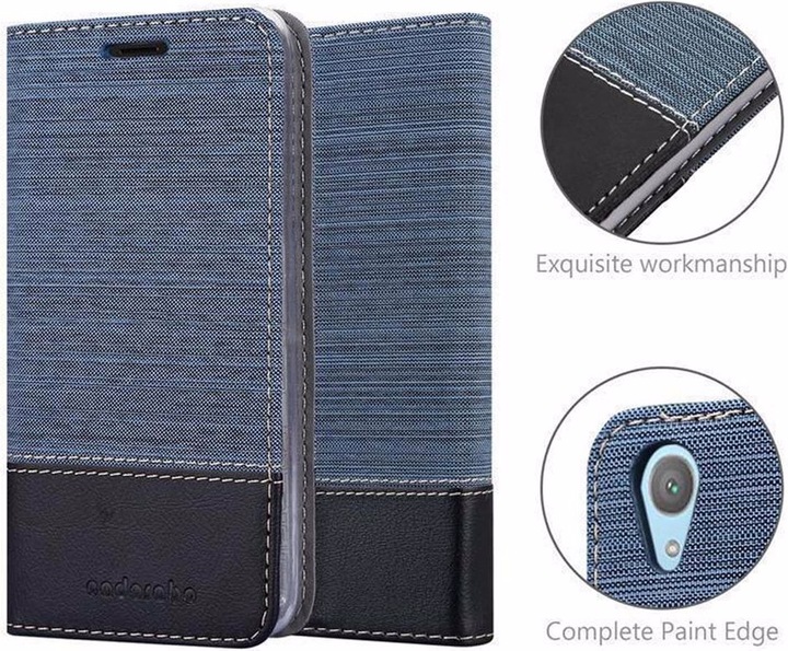 Image du produit Cadorabo Couverture look jeans Book (Sony Xperia XA1 Plus)