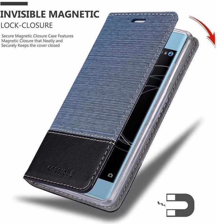 Image du produit Cadorabo Couverture look jeans Book (Sony Xperia XA1 Plus)