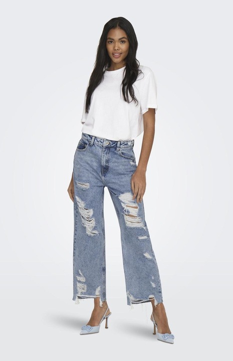 Produktbild Only ONLDad High Waist Destroyed Flared Jeans (W27/L34)