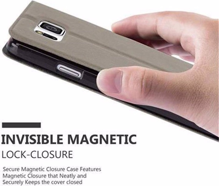 Actual product image Cadorabo Book with View double window cover (Samsung Galaxy Alpha)