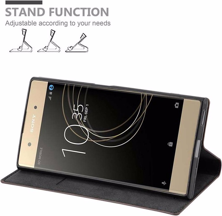 Produktbild Cadorabo Book Invisible Magnet Cover (Sony Xperia XA1 Plus)