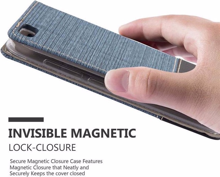 Produktbild Cadorabo Book Jeans Optik Cover (Xiaomi Mi 5s)