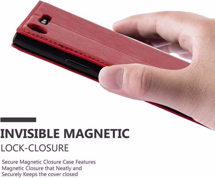 Actual product image Cadorabo Book Invisible Magnet Cover (Sony Xperia XZ1)