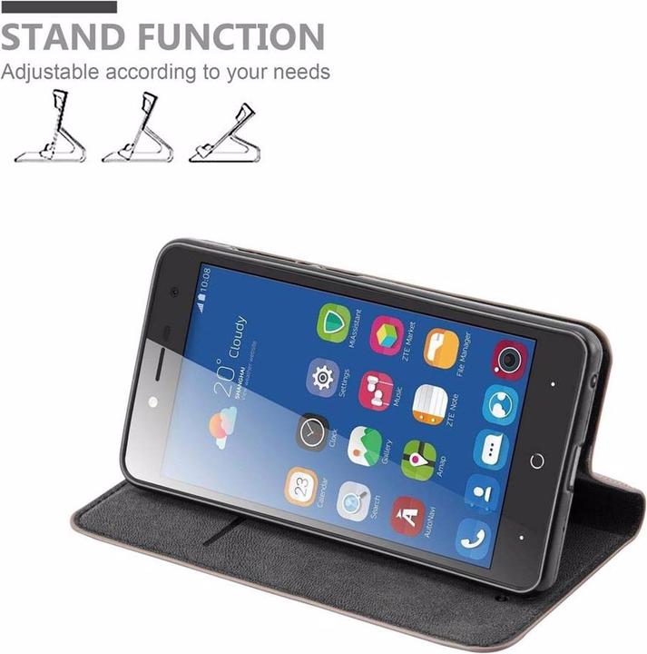 Actual product image Cadorabo Book Invisible Magnet Cover (ZTE Blade L7)