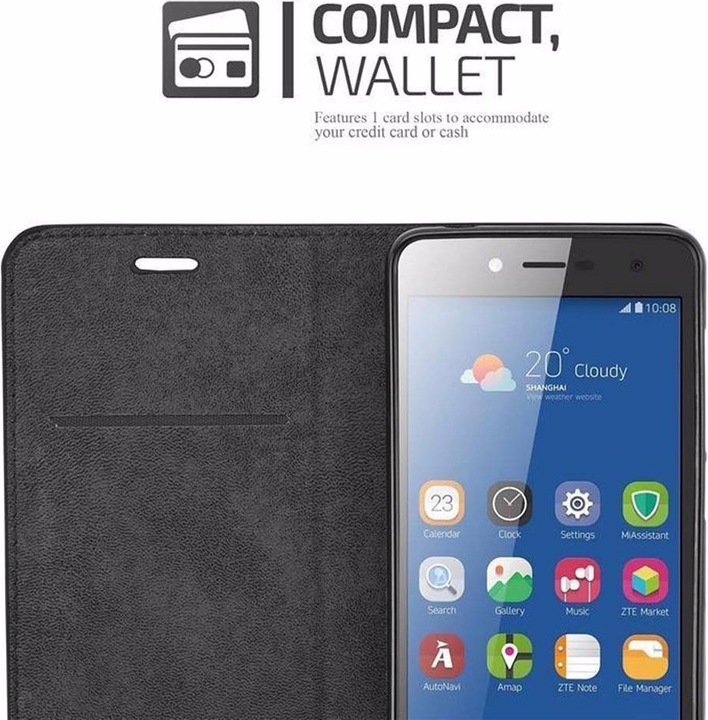Actual product image Cadorabo Book Invisible Magnet Cover (ZTE Blade L7)