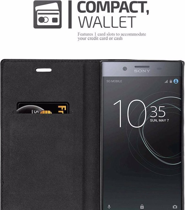 Produktbild Cadorabo Book Invisible Magnet Cover (Sony Xperia XZ1 Compact)
