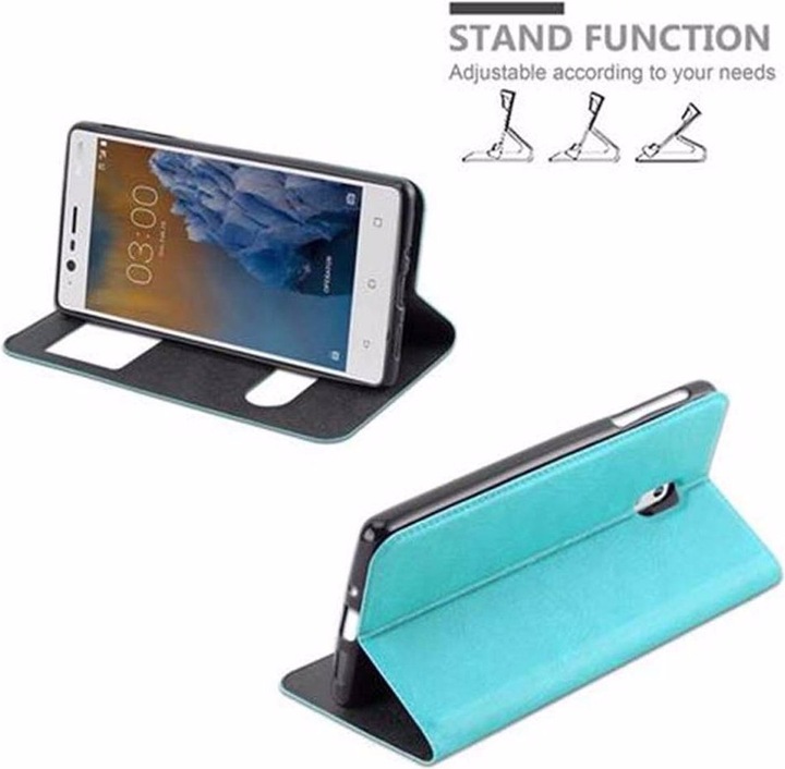 Actual product image Cadorabo Book with View double window cover (OnePlus 3)