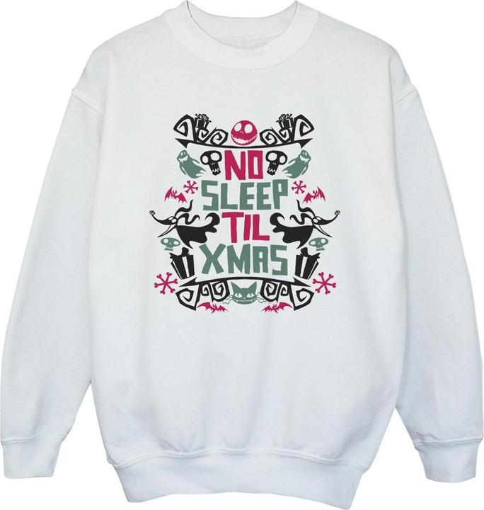 Produktbild Disney The Nightmare Before Christmas No Sleep Til Xmas Sweatshirt Mädchen (116)