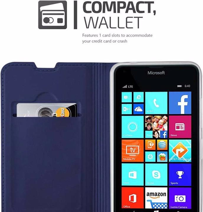Produktbild Cadorabo Book Classy Style Cover (Microsoft Lumia 640)