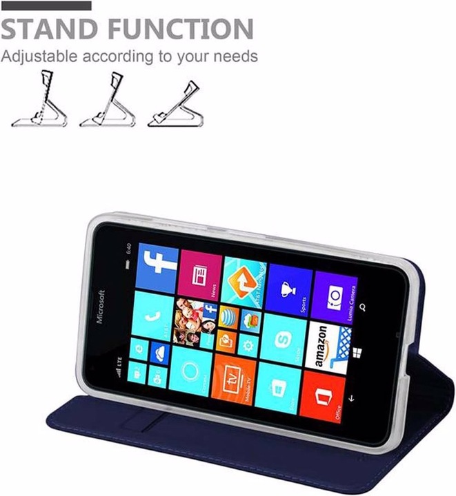 Actual product image Cadorabo Book Classy Style Cover (Microsoft Lumia 640)