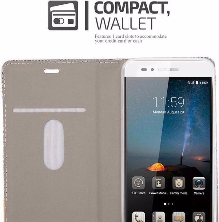 Actual product image Cadorabo Book Jeans Optics Cover (ZTE Blade A612)