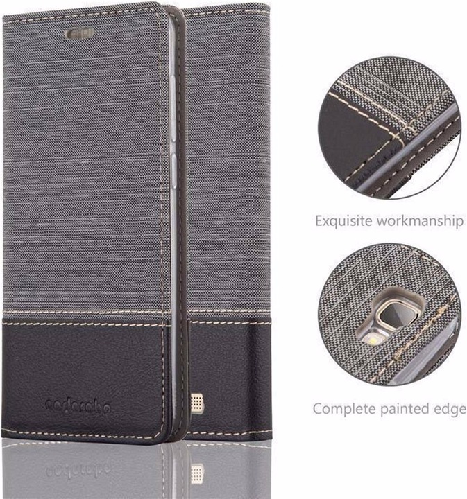 Produktbild Cadorabo Book Jeans Optik Cover (ZTE Blade A612)