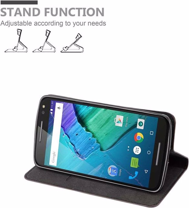 Produktbild Cadorabo Book Invisible Magnet Cover (Motorola Moto X Style)
