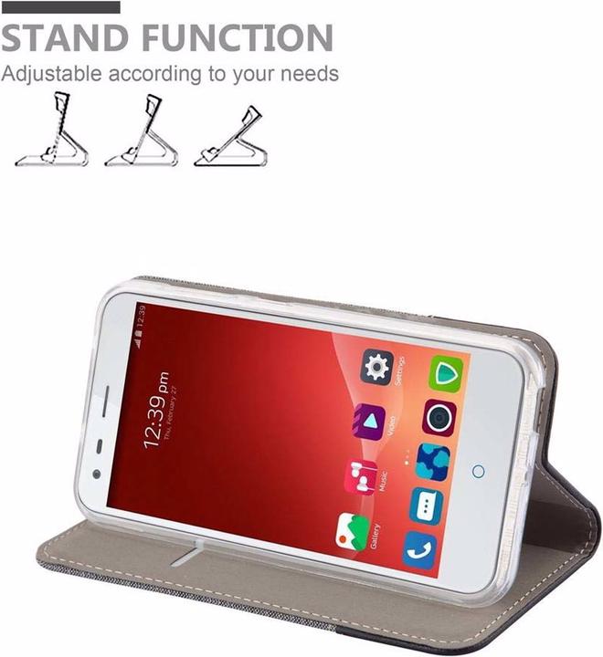 Produktbild Cadorabo Book Jeans Optik Cover (ZTE Blade S6)