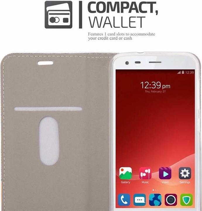 Produktbild Cadorabo Book Jeans Optik Cover (ZTE Blade S6)