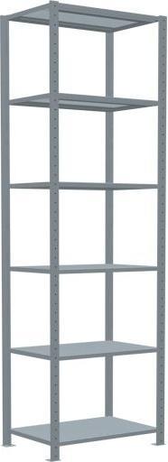 Actual product image Schulte Lagertechnik MULTIplus250 boltless basic shelving system with cross brace