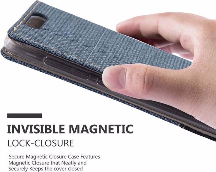 Actual product image Cadorabo Book Jeans Optics Cover (ZTE Blade V8)