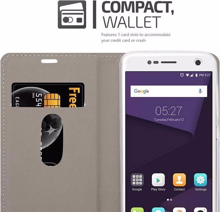 Actual product image Cadorabo Book Jeans Optics Cover (ZTE Blade V8)