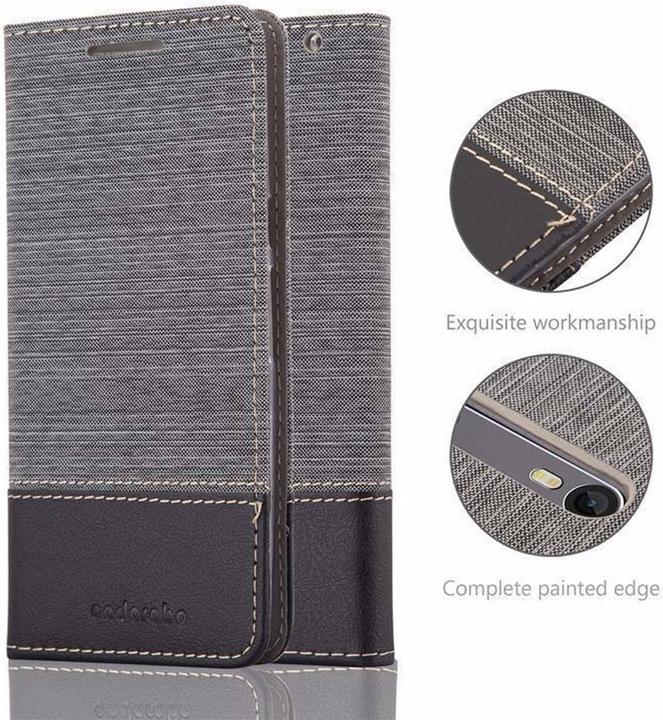 Produktbild Cadorabo Book Jeans Optik Cover (Motorola Moto X Style)