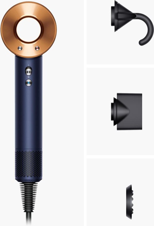Produktbild Dyson Supersonic HD07, nachtblau / kupfer Haartrockner