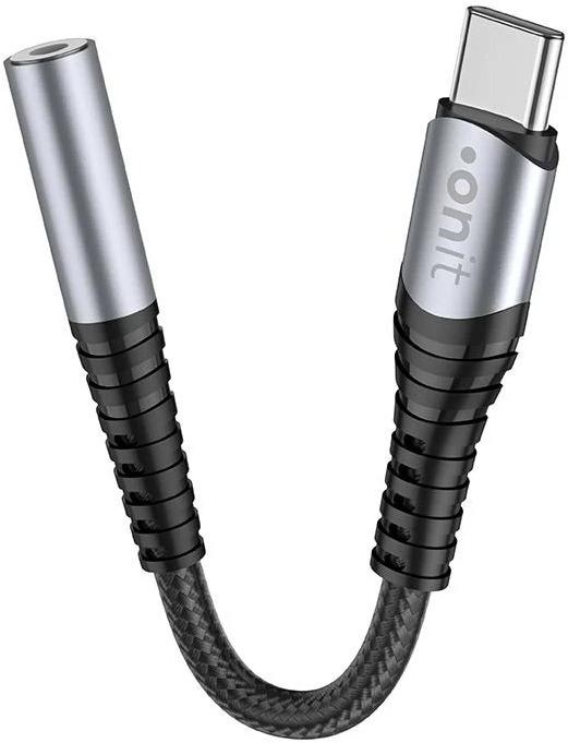 Actual product image Onit Digital Audio Adapter USB-C to 3.5 mm AUX (Digital -> Analog)