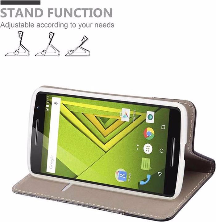 Actual product image Cadorabo Book Jeans Optics Cover (Motorola Moto X Play)