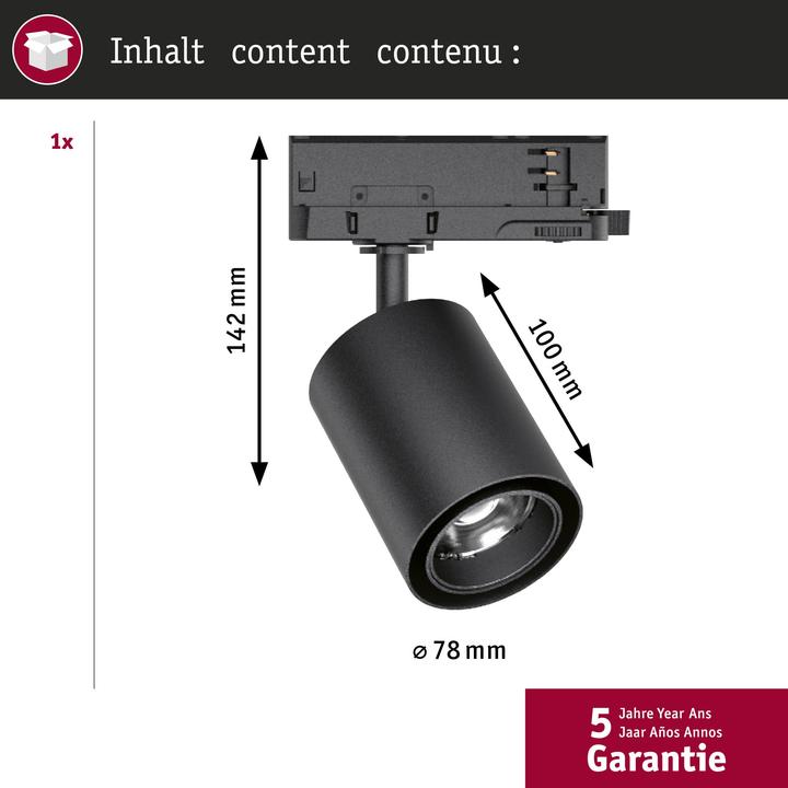 Produktbild Paulmann PAUL LED-Stromschienenstrahler (4200 lm)
