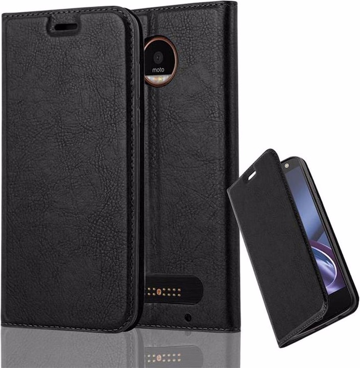 Actual product image Cadorabo Book Invisible Magnet Cover (Motorola Moto Z2)