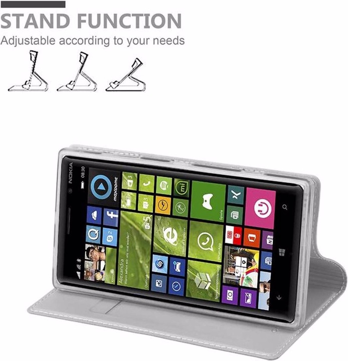 Actual product image Cadorabo Book Classy Style Cover (Nokia Lumia 830)