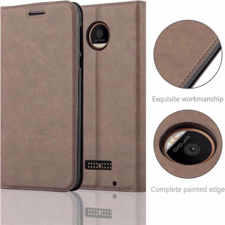 Produktbild Cadorabo Book Invisible Magnet Cover (Motorola Moto Z Force)
