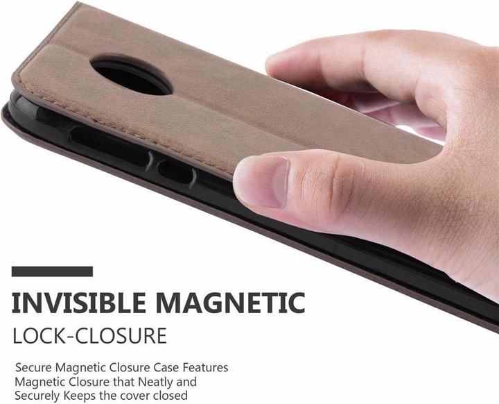 Produktbild Cadorabo Book Invisible Magnet Cover (Motorola Moto Z Force)