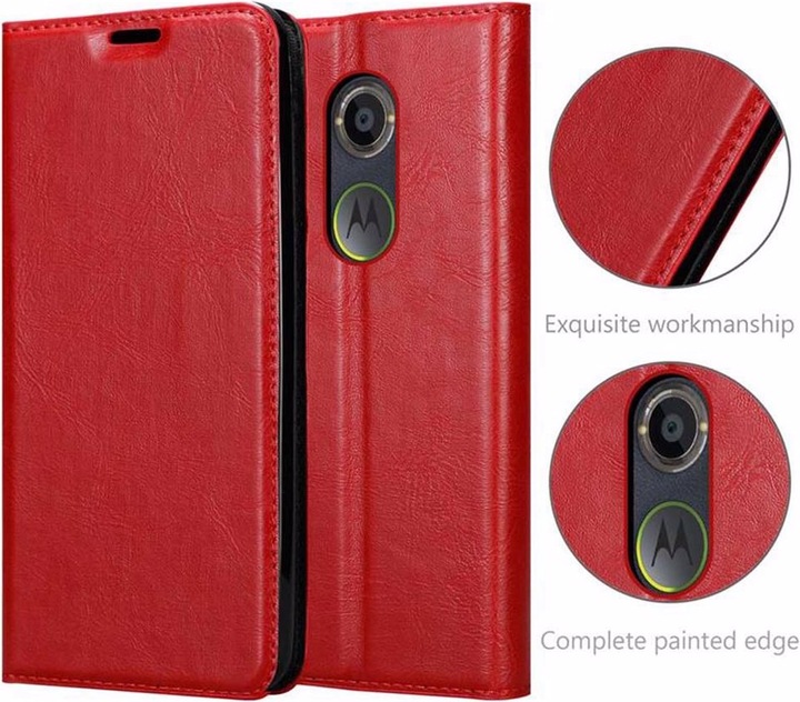 Actual product image Cadorabo Book Invisible Magnet Cover (Motorola Moto X2)
