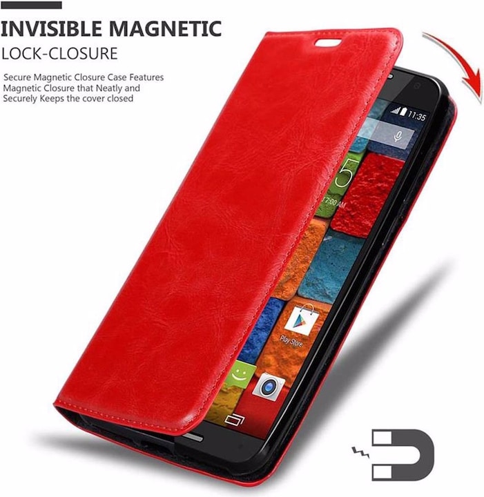 Immagine prodotto Cadorabo Copertina magnetica invisibile del libro (Motorola Moto X2)