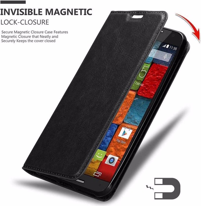 Produktbild Cadorabo Book Invisible Magnet Cover (Motorola Moto X2)