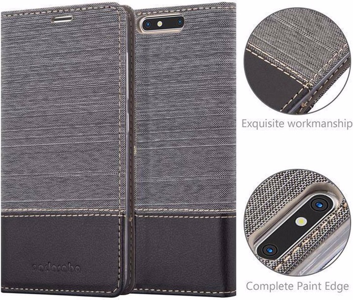 Produktbild Cadorabo Book Jeans Optik Cover (ZTE Blade V8)