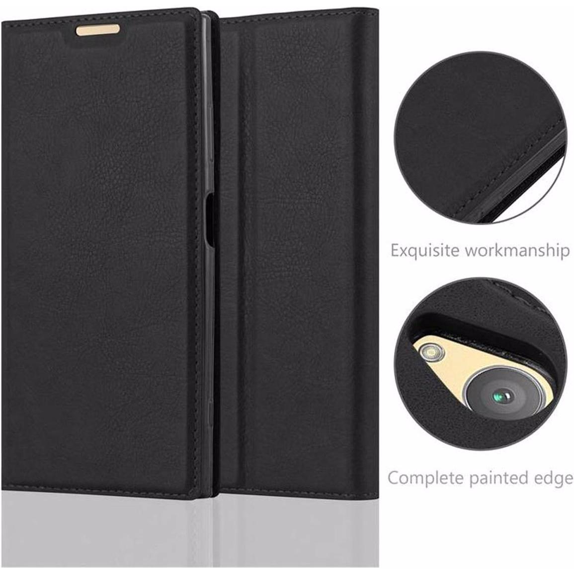 Thumbnail - Cadorabo Book Invisible Magnet Cover (Sony Xperia XA1 Plus), Smartphone Hülle, Schwarz