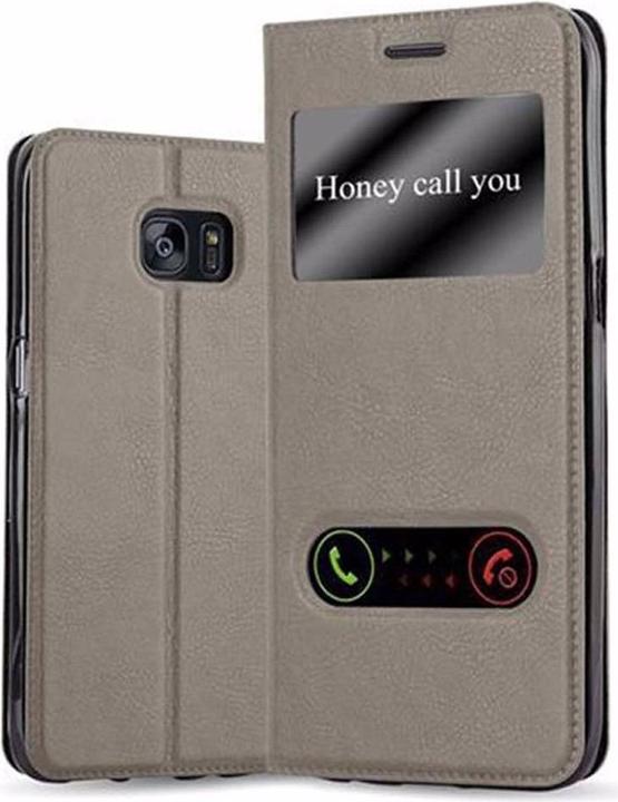 Produktbild Cadorabo Book mit View Doppelfenster Cover (Samsung Galaxy S7 Edge)