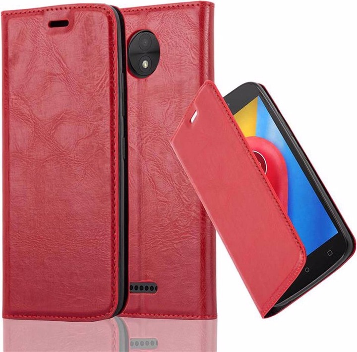 Actual product image Cadorabo Book Invisible Magnet Cover (Motorola Moto C)