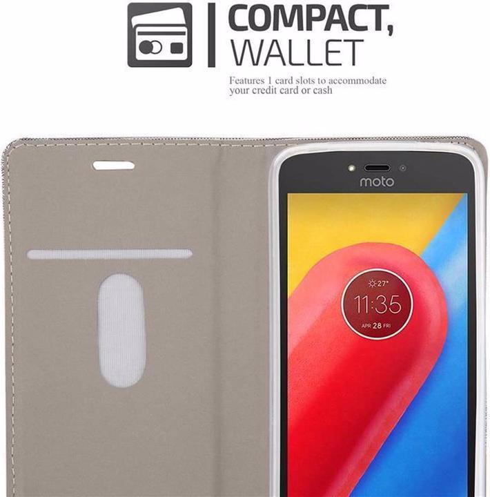 Actual product image Cadorabo Book Jeans Optics Cover (Motorola Moto C Plus)