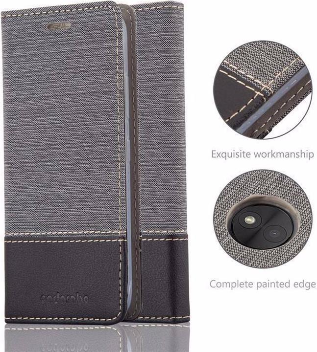 Actual product image Cadorabo Book Jeans Optics Cover (Motorola Moto C Plus)